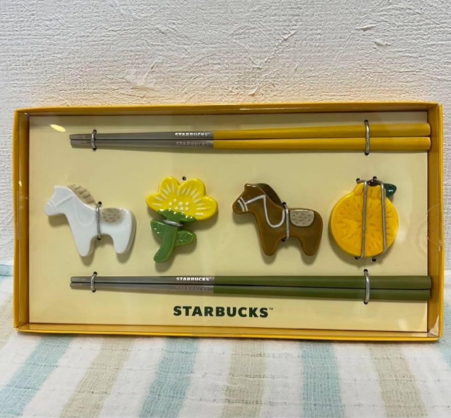 【韓国⭐︎済州島限定】♡Starbucks♡ お箸＆箸置きセット Amazon.co.jp: 韓国 済州島 限定 スタバ お箸箸置きセット